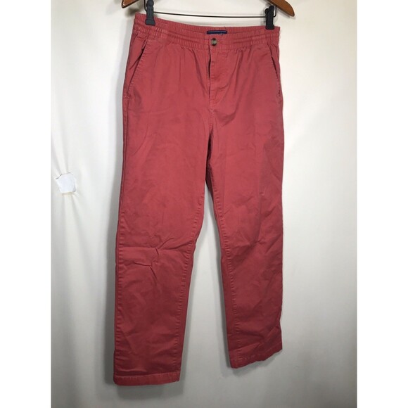 Crown & Ivy Womens Size Small Ankle Pants Stretch Coral Pockets - Picture 1 of 9